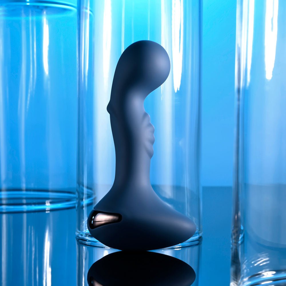 Zero Tolerance BLUE OASIS - Blue 12.3 cm USB Rechargeable Vibrating Anal Plug - silkandsin