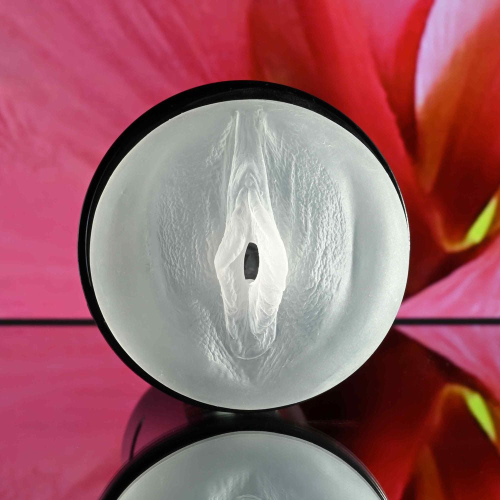 Zero Tolerance HOLD TIGHT - Clear USB Rechargeable Vibrating Vagina Stroker - silkandsin