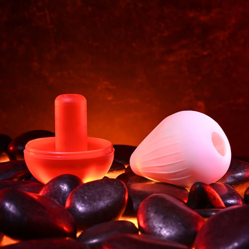 Zero Tolerance KRAKATOA - White Mini Stroker Egg - silkandsin