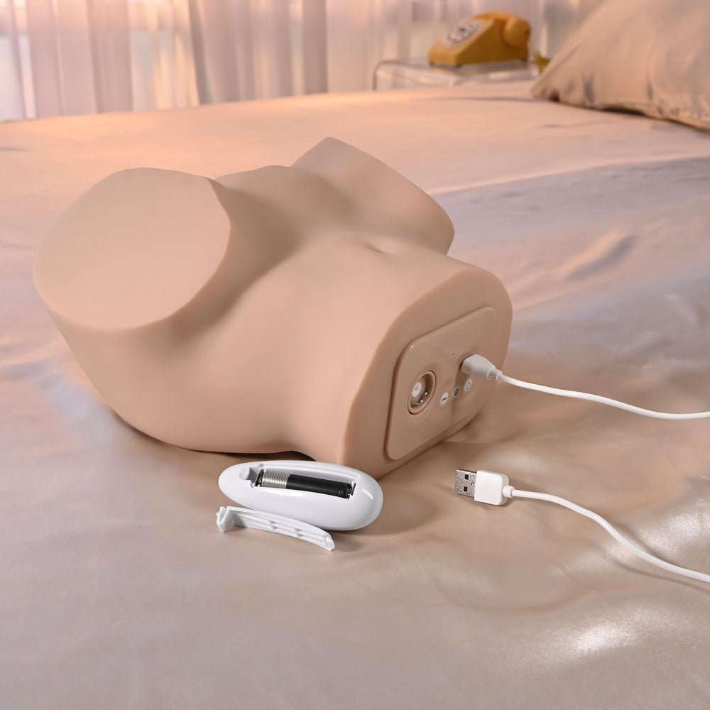 Zero Tolerance SQUIRT FOR ME SASHA GREY - Flesh USB Rechargeable Realistic Squirting Masturbator - Silk and Sin