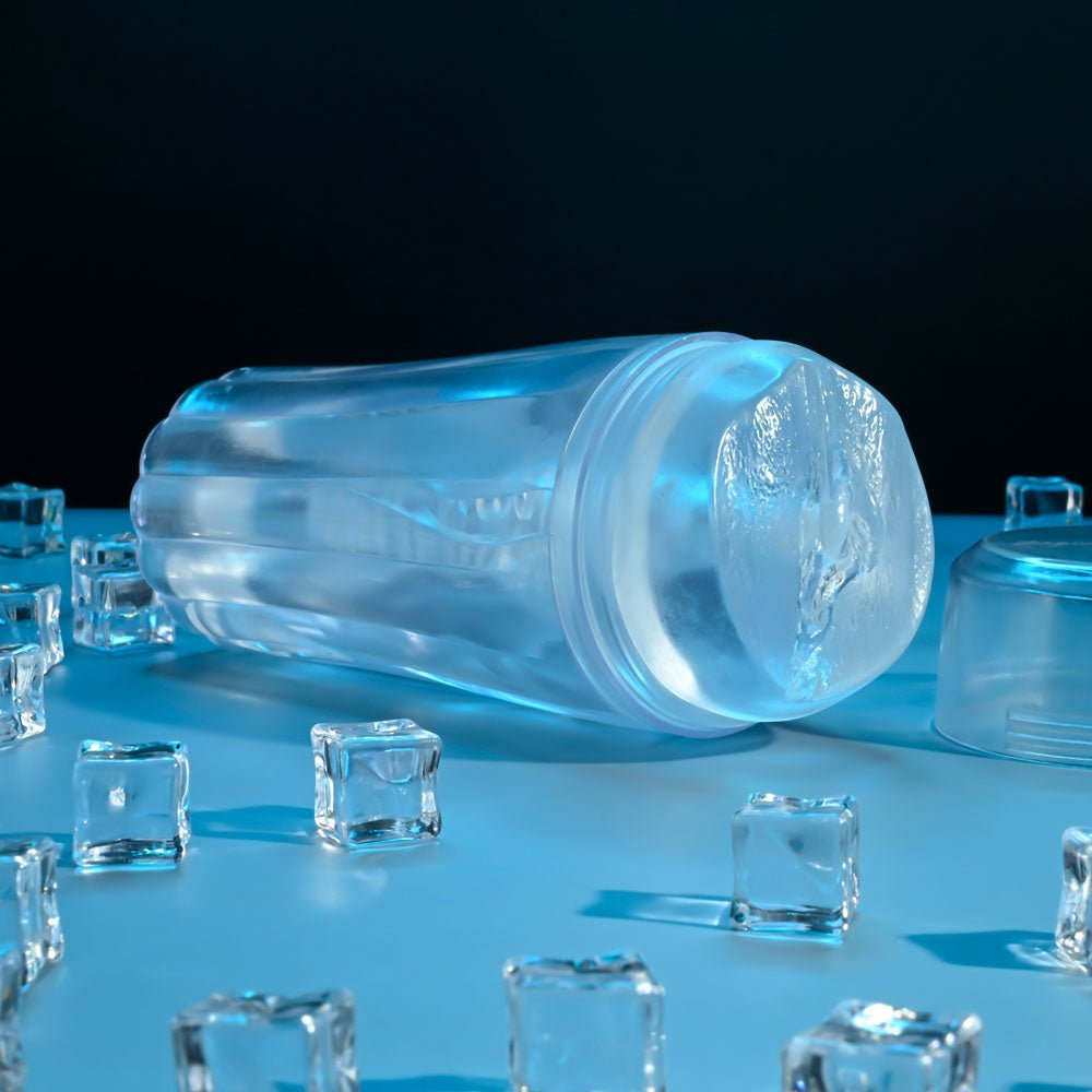 Zero Tolerance THE CLEAR CHOICE - Clear 21 cm Vagina Stroker - silkandsin
