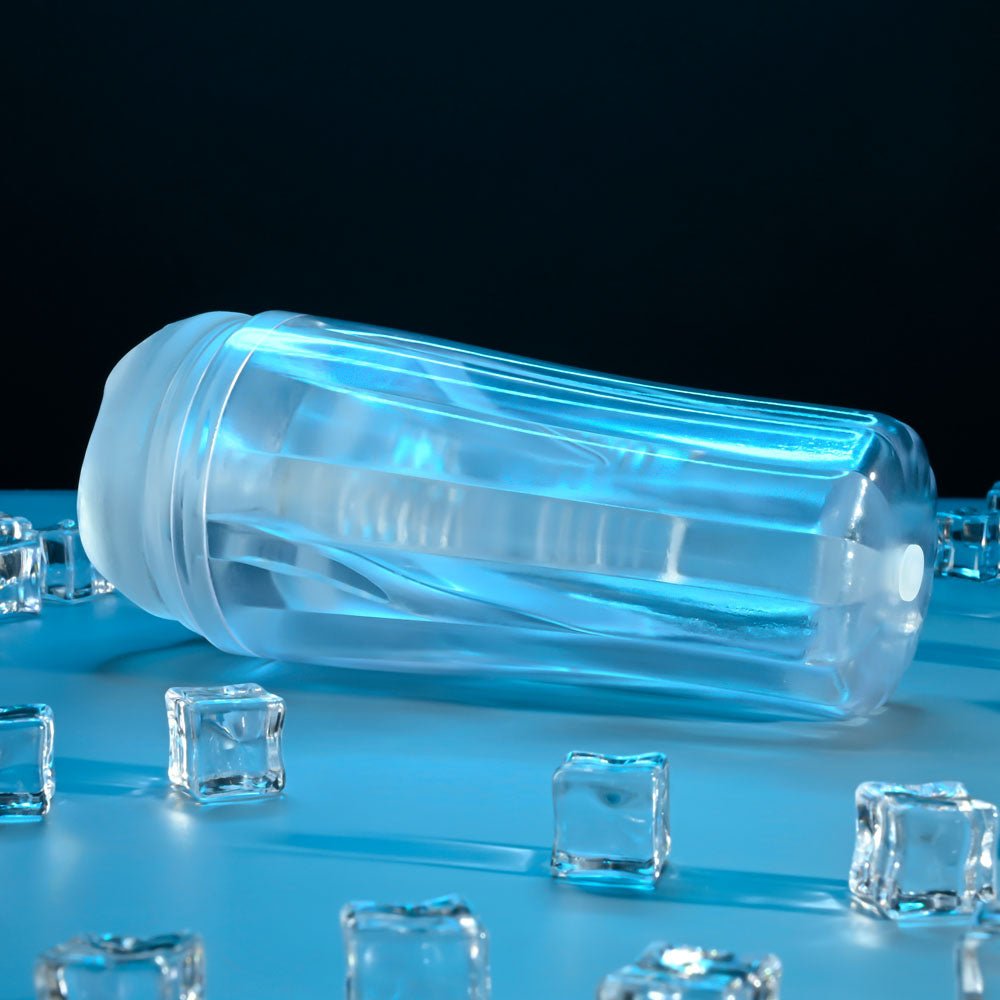 Zero Tolerance THE CLEAR CHOICE - Clear 21 cm Vagina Stroker - silkandsin