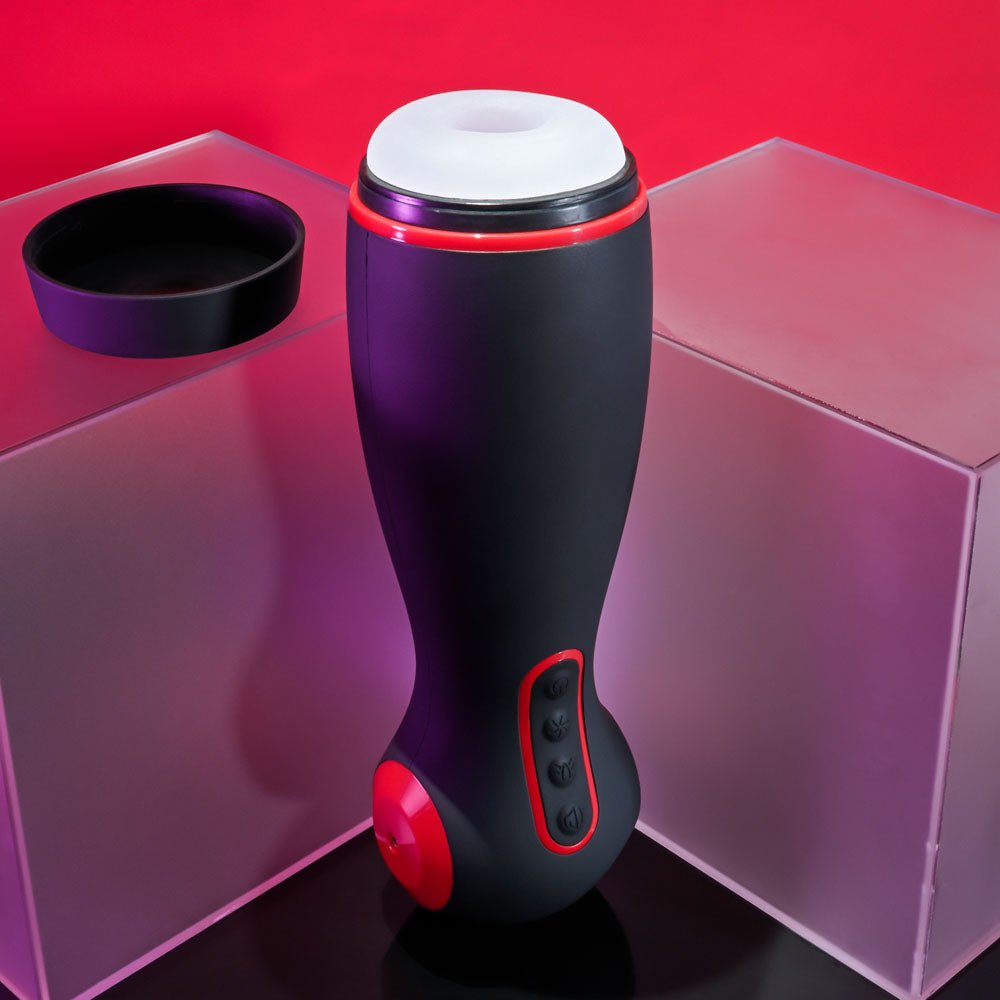 Zero Tolerance TIGHT SQUEEZE - USB Rechargeable Vibrating, Squeezing & Talking Stroker - silkandsin