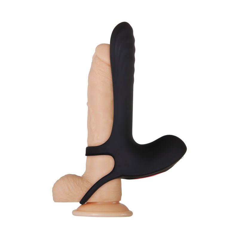 Zero Tolerance Vibrating Girth Enhancer - Black USB Rechargeable Sleeve with Wireless Remote - silkandsin
