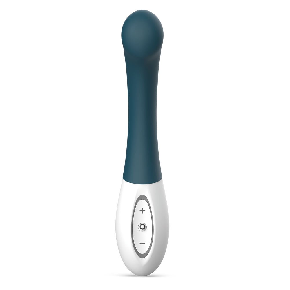 Zini Soon - Legion Blue 20 cm USB Rechargeable Vibrator - silkandsin