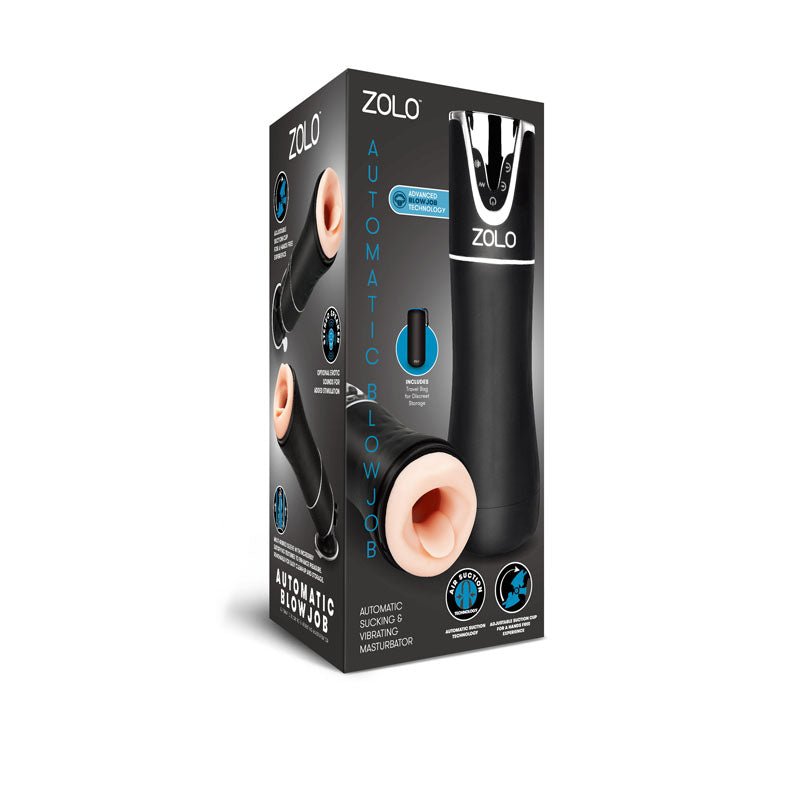 Zolo Automatic Blowjob - USB Rechargeable Auto Masturbator - silkandsin