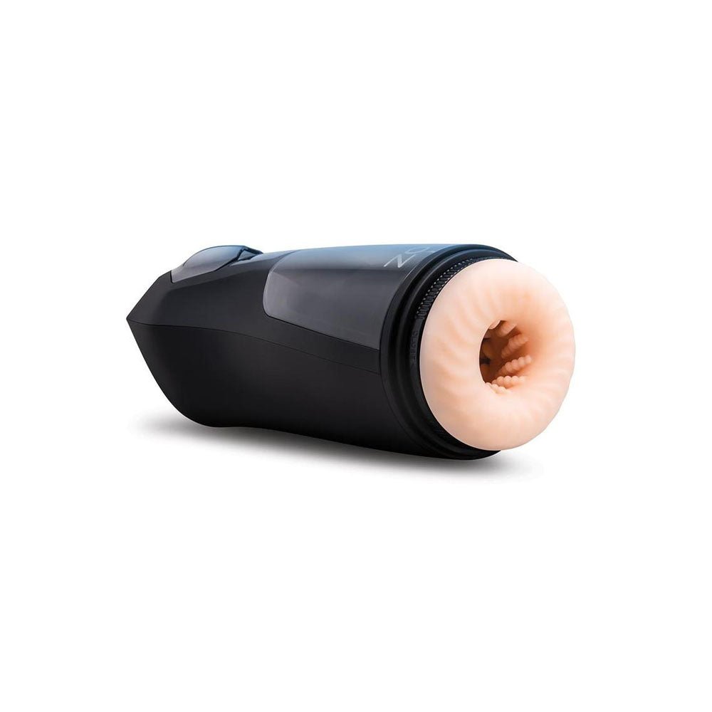 Zolo Lift Off - Flesh USB Rechargeable Vibrating and Thrusting Auto Stroker - silkandsin