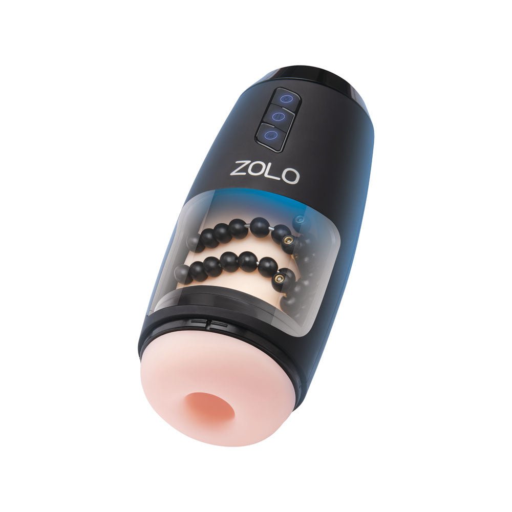 Zolo Upstroke - Flesh USB Rechargeable Auto Thrusting Masturbator - silkandsin