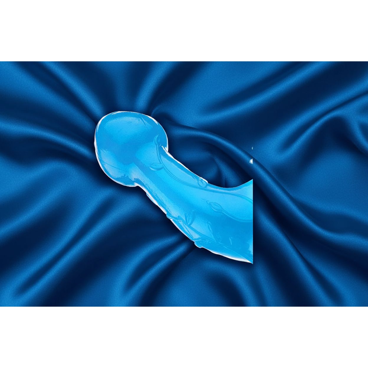 Adam & Eve BUNNY KISS - Blue 17.8 cm Rabbit Vibrator