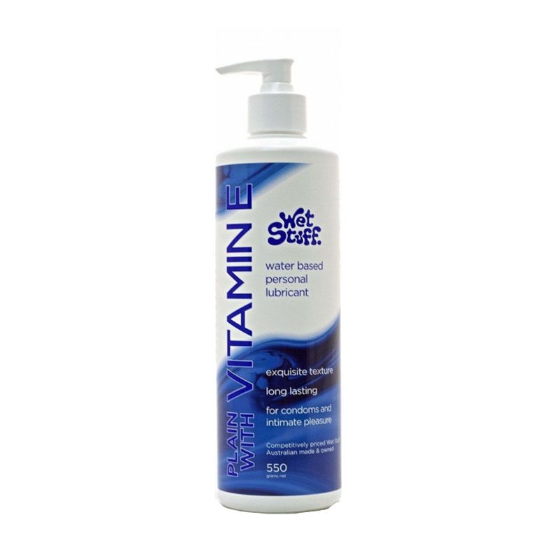 Wet Stuff Plain with Vitamin E Pump 550g-GW39043