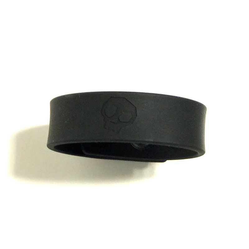 Boneyard Silicone Cock Strap - 3 Snap Ring - Black-BY0300