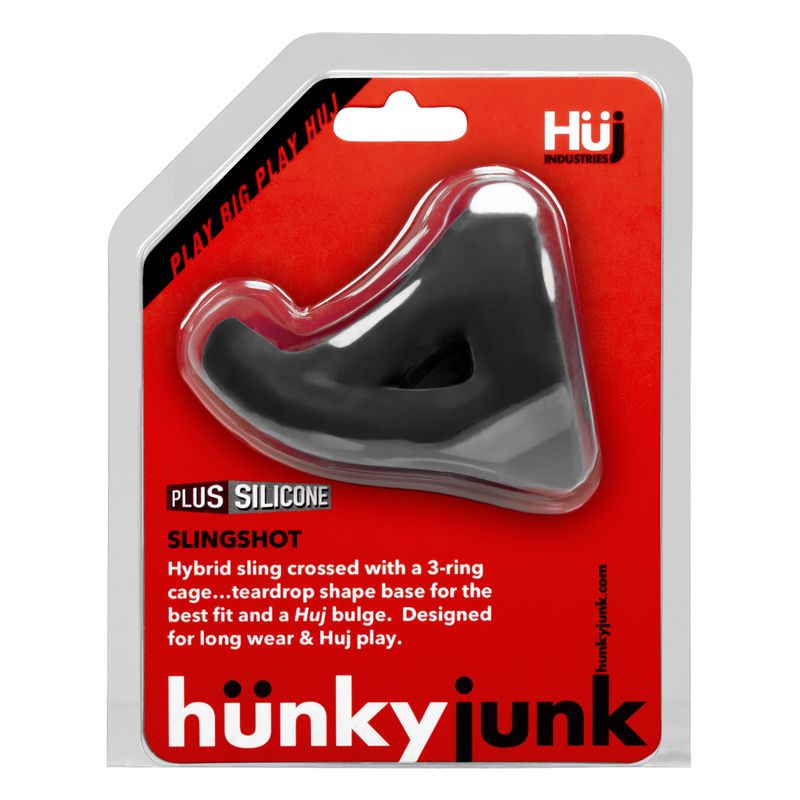 SLINGSHOT 3-ring Teardrop Sling by Hunkyjunk Tar-HUJ-105-TAR
