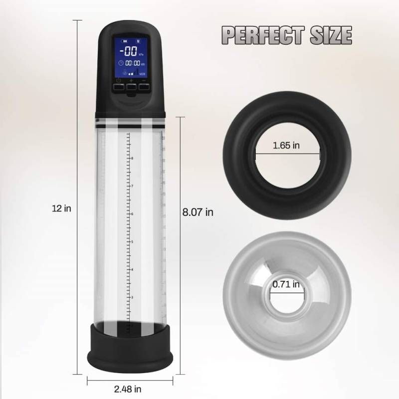 Luxury USB LCD Auto-Pump Clear