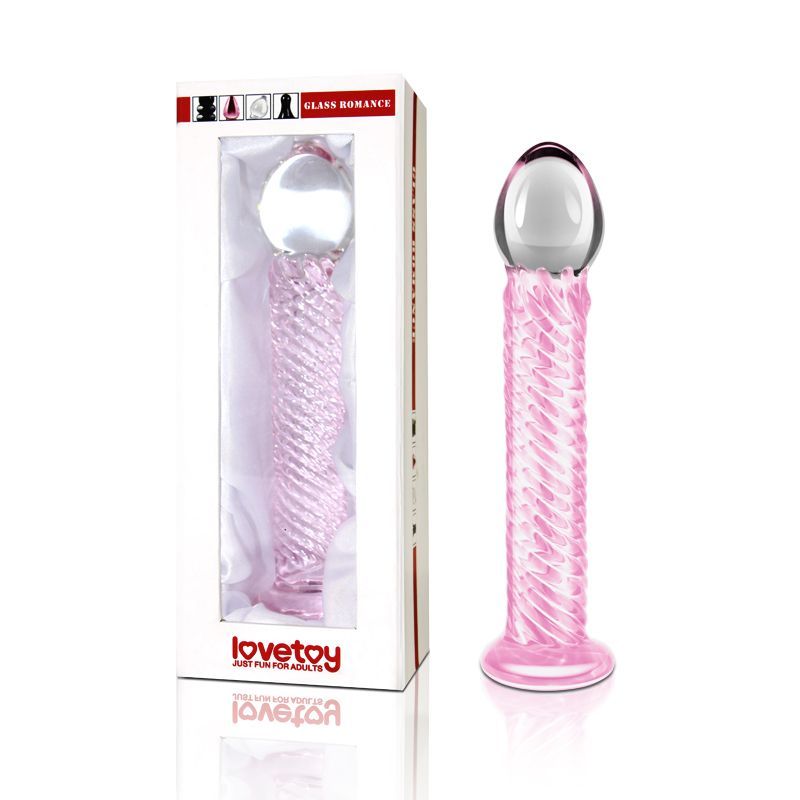Glass Romance 7 Pink 7.5in-GS07-PNK