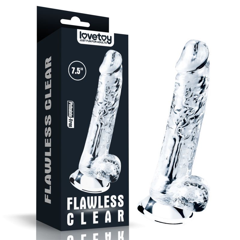 Clear Dildo 7.5in-LV310016