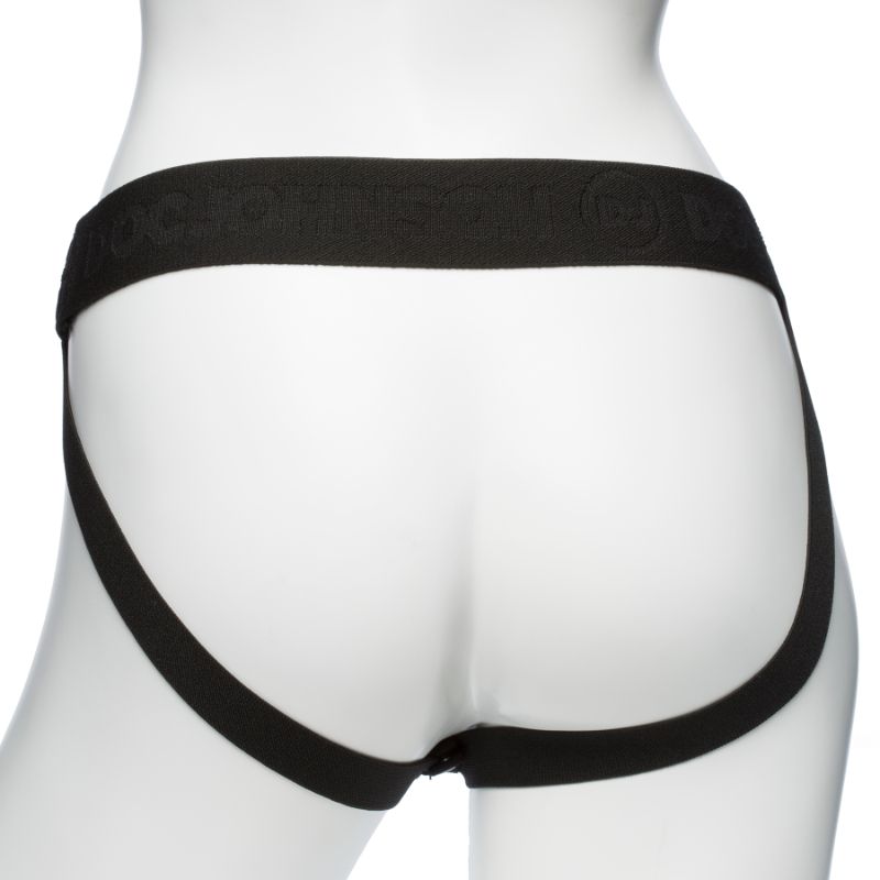 Be Daring 7in Bulbed Dong 2 Pc Hollow Silicone Strap-On Set-0800-06-BX
