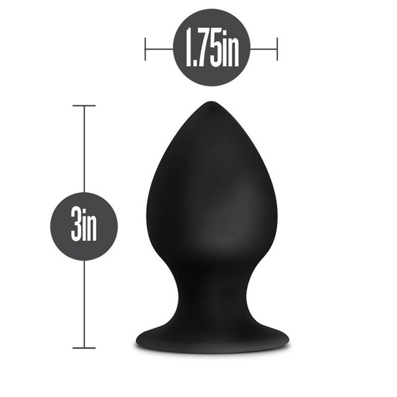 Anal Adventures Platinum Silicone Anal Stout Plug Medium-BL-81105