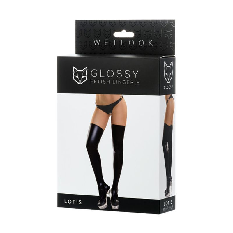 Glossy Wetlook Stockings Lotis-955011-S