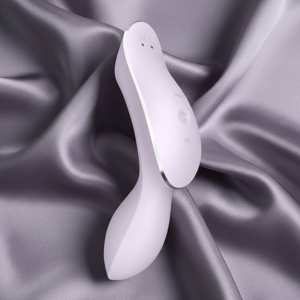 Satisfyer Curvy Trinity 2 Insertable Air Pulse Vibrator Violet-4036502