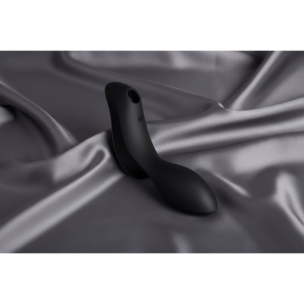 Satisfyer Curvy Trinity 2 Insertable Air Pulse Vibrator Black-4036519