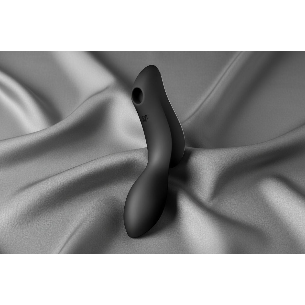 Satisfyer Curvy Trinity 2 Insertable Air Pulse Vibrator Black-4036519
