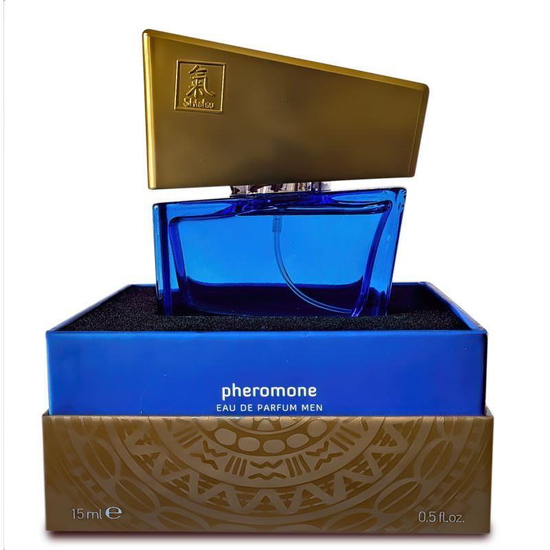 Shiatsu Pheromone Fragrance Man Dark Blue 15ml-67140