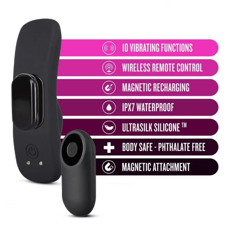 Temptasia Panty Vibe w Remote Control Black-BL-21835