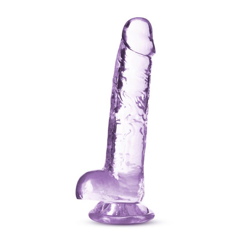 Naturally Yours 7" Crystaline Dildo Amethyst-BL-51601