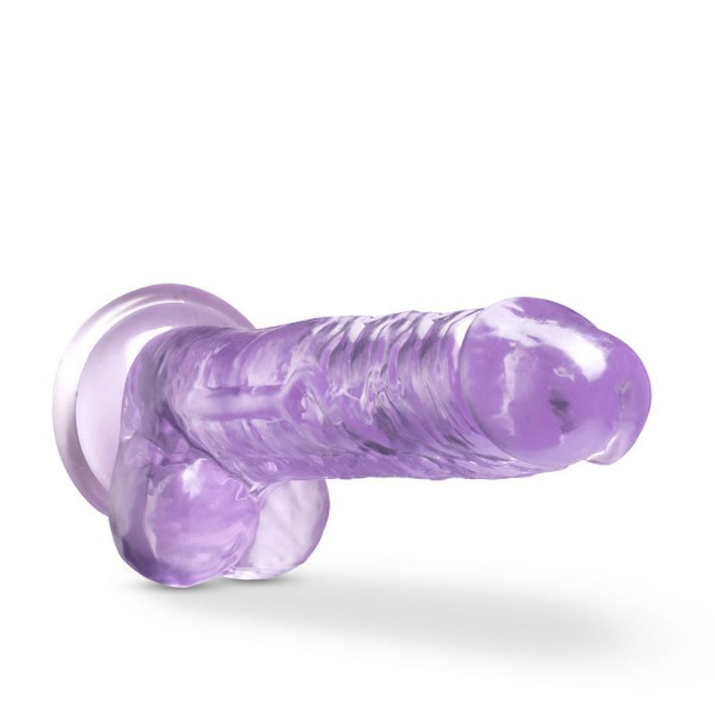Naturally Yours 7" Crystaline Dildo Amethyst-BL-51601