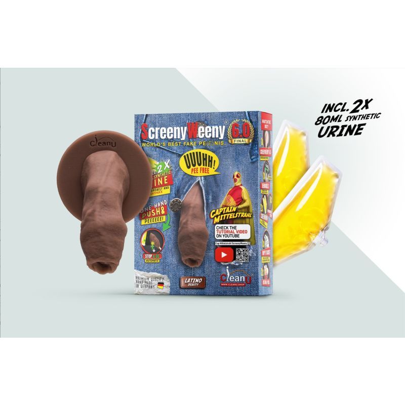 Screeny Weeny 6.0 Uncut Latino Brown-001-4-A-SW6