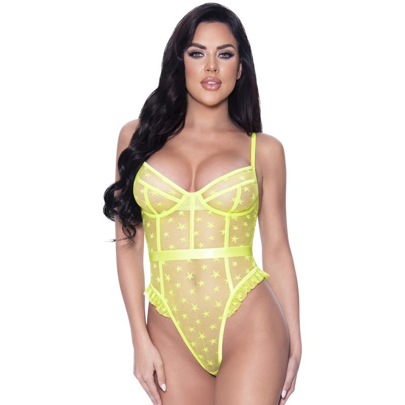 High Leg Star Teddy-M317-LIM-LRG