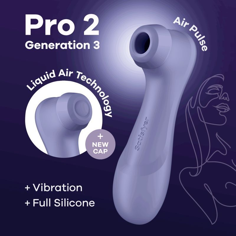 Satisfyer Pro 2 Gen 3 Clitoral Stimulator Lilac-4051895
