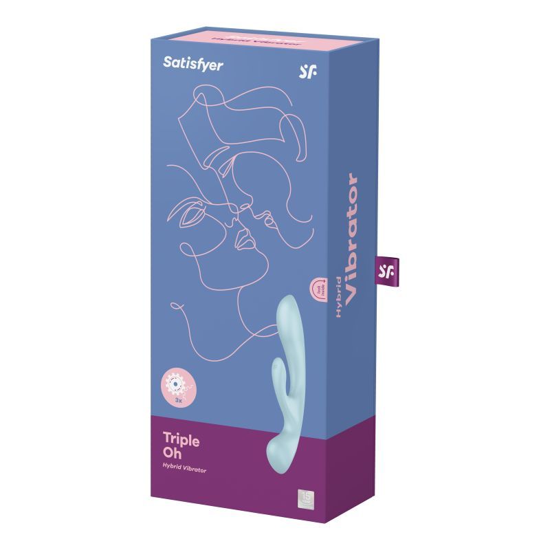 Satisfyer Triple Oh Light Blue-4018225