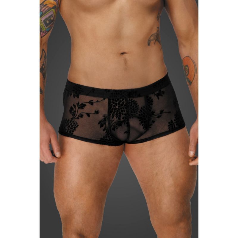 Flock Embroidery Short-Shorts-H074.00002