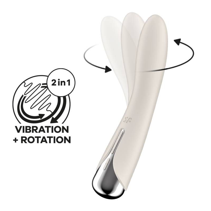 Satisfyer Spinning Vibe 1 Beige-4048710