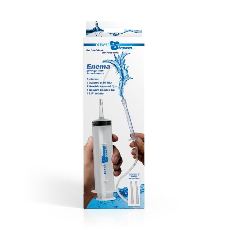 Enema Syringe With Attachments