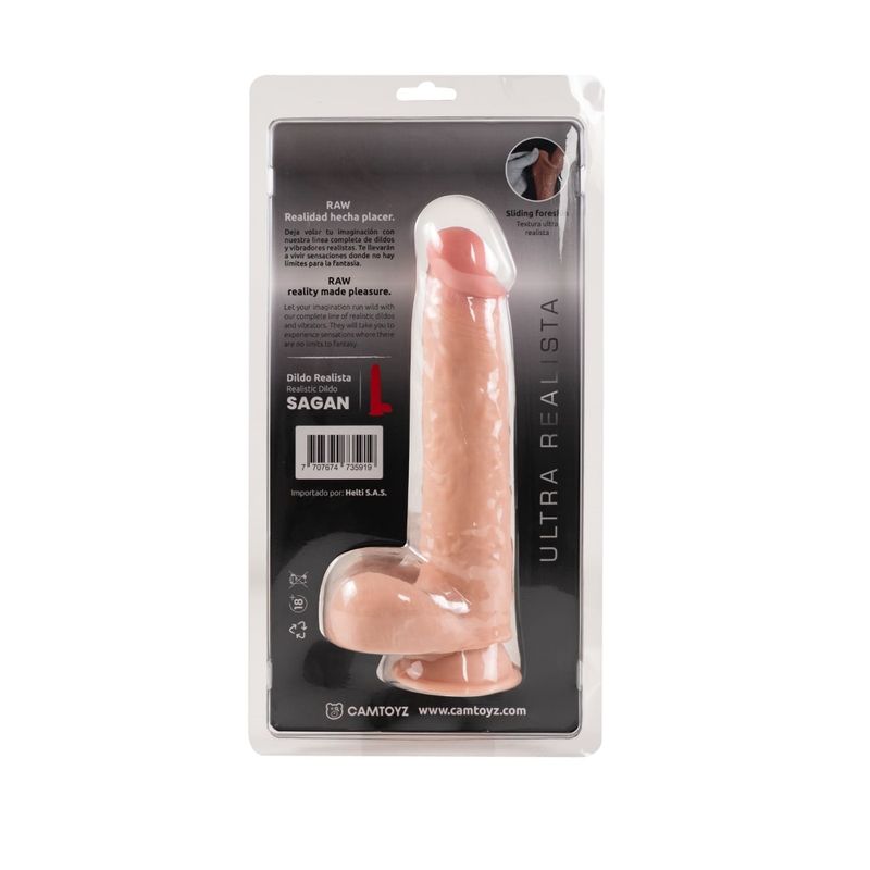 Raw Ultra Realistic Double Layered Dildo Sagan Small
