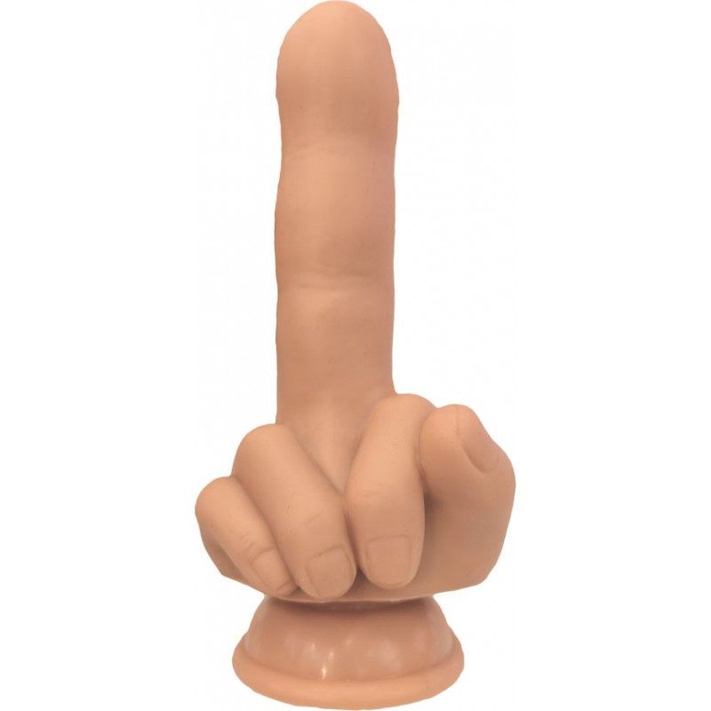Finger Fest Dildo Flip Off Flesh-HP-3722