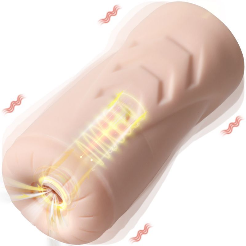 Suctroker Dual Density Vibrating Sucking Vaginal Masturbator V1-SQ-MA60144