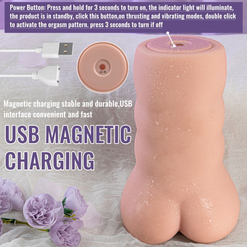 Sora App Controlled Thrusting Vibrating Realistic Vaginal Masturbator