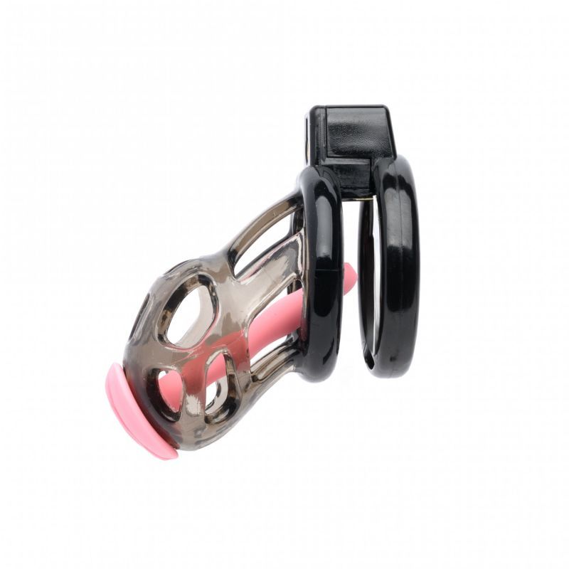 Gladiator Size 1 Soft Cock Cage with Pussification Plug