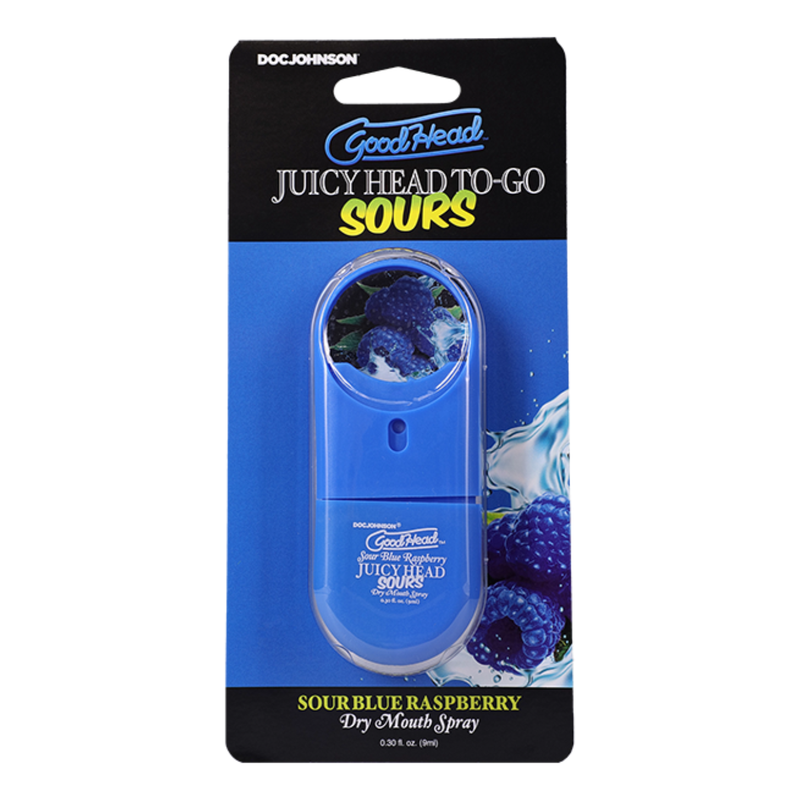 GoodHead Juicy Head Spray To-Go Sour Blue Raspberry 9ml