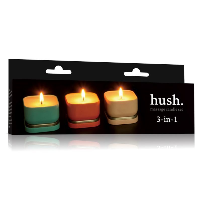 Hush Massage Candle 3 Pc Set