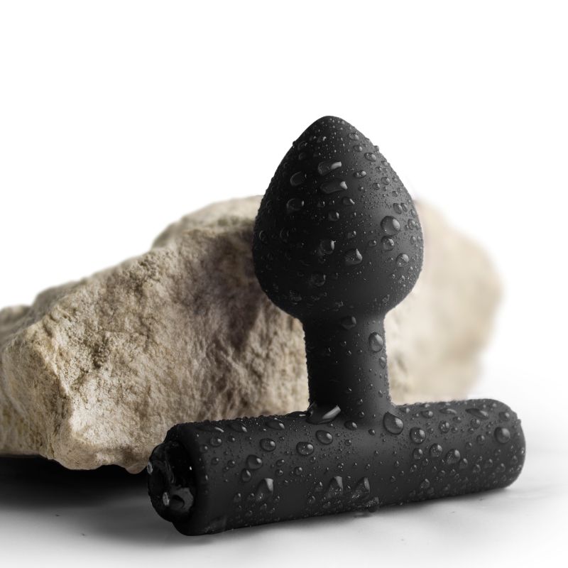 Nova Solaris Tapered Butt Plug Vibrator Black