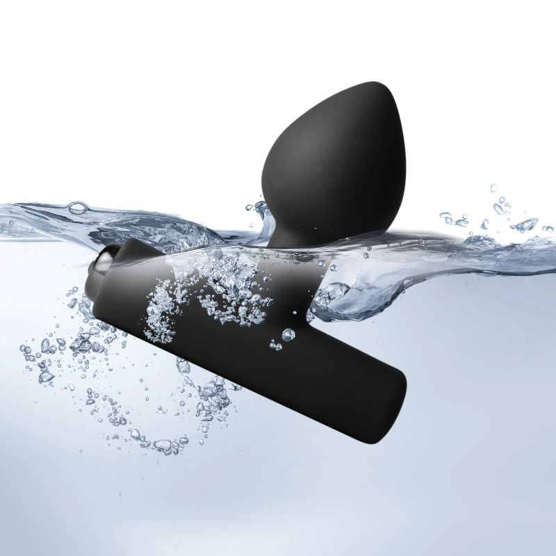 Nova Solaris Tapered Butt Plug Vibrator Black