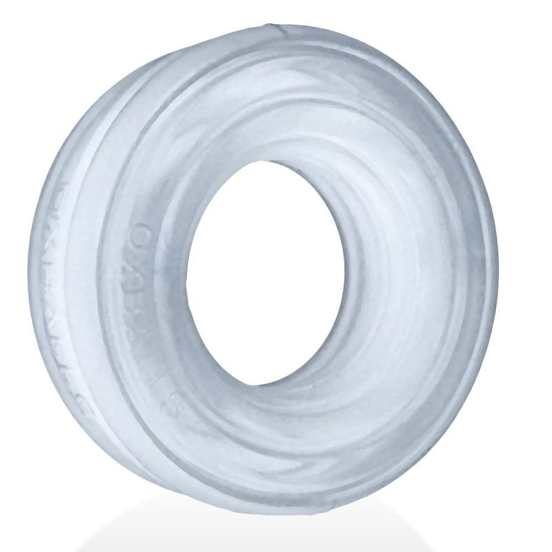 Roto Grooved Gripper Ribbed Cockring Clear