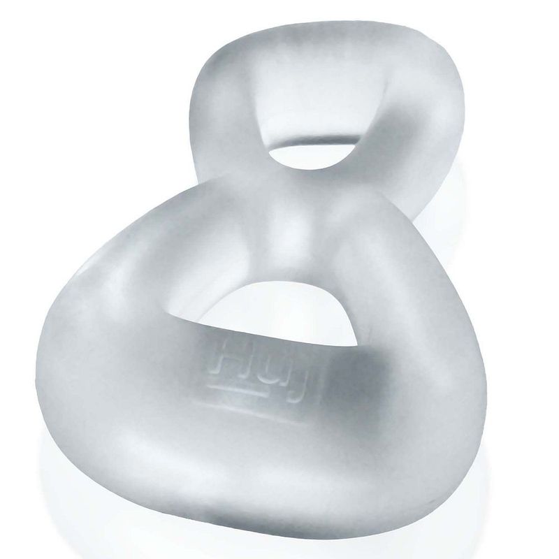 Boomerang Double Cockring Ball Stretcher Clear