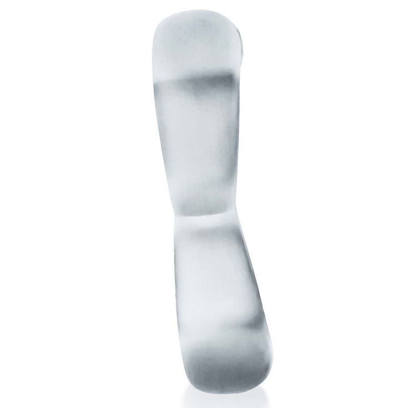 Boomerang Double Cockring Ball Stretcher Clear