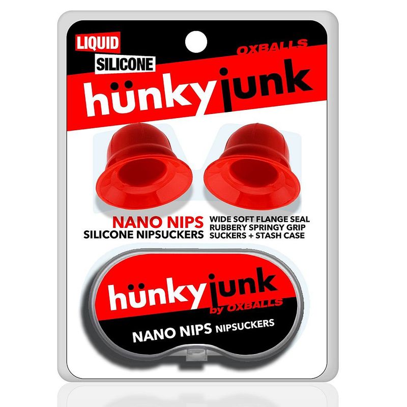 Nano Nips Nipple Sucker Silicone Red w Storage Case