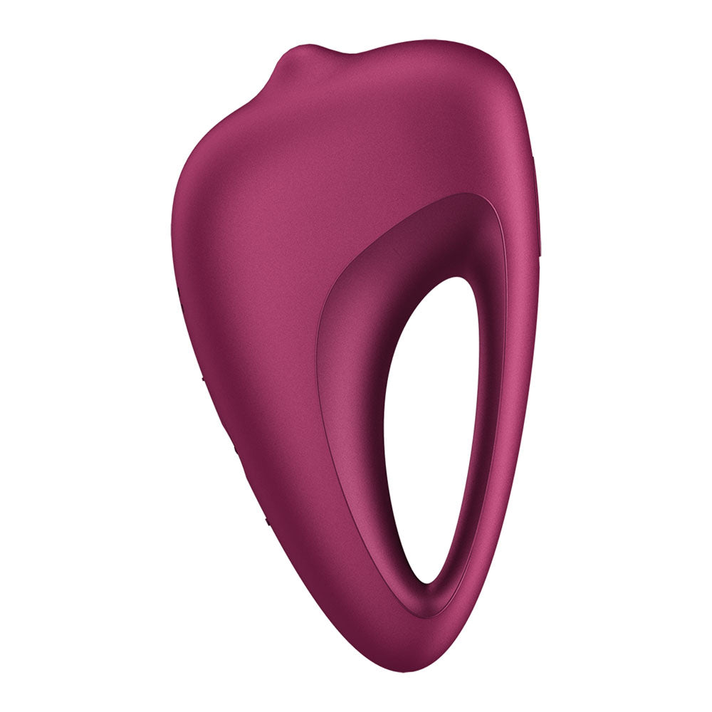 Satisfyer Delighterrr - Berry USB-C Rechargeable Stimulator with Rolling Ball